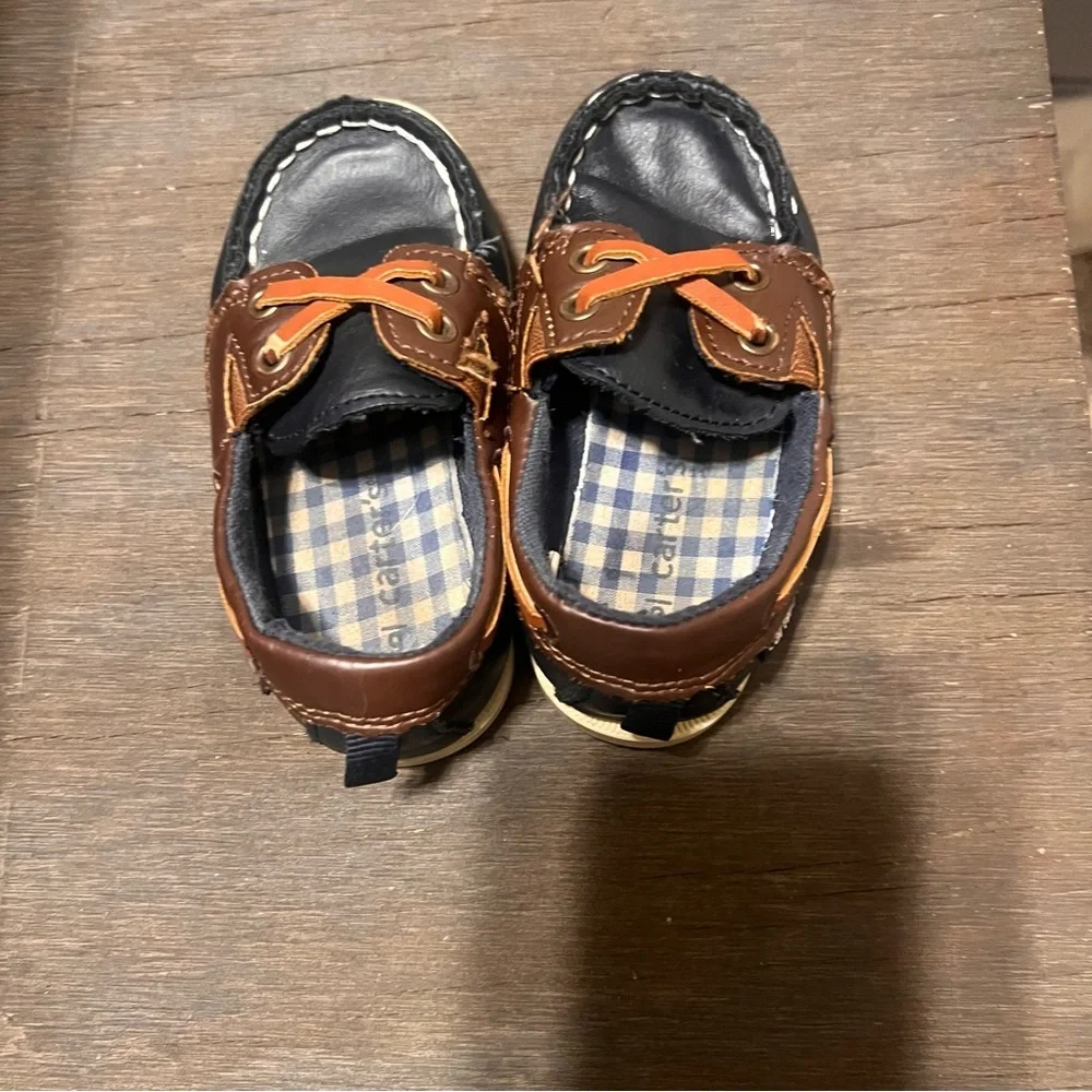 Carter's Brown and Blue Loafers for Kids